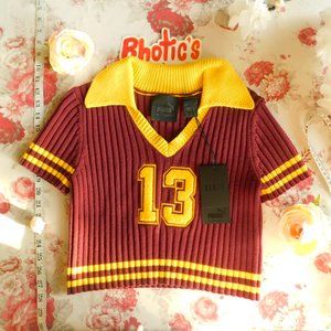 Puma x Fenty Johnny Collared Cropped "13" Sweater